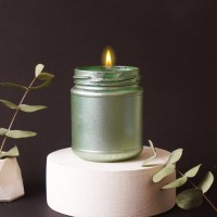 Kokulu Cam Mum – Sütlü Kahve